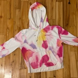 Tie die Champion hoodie